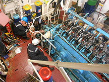 Ruston RK270 Main Engine Overhaul