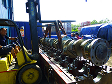 20RK260 Crankshaft Bedplate arriving